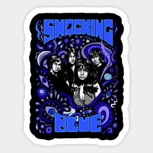 Shocking blue Sticker